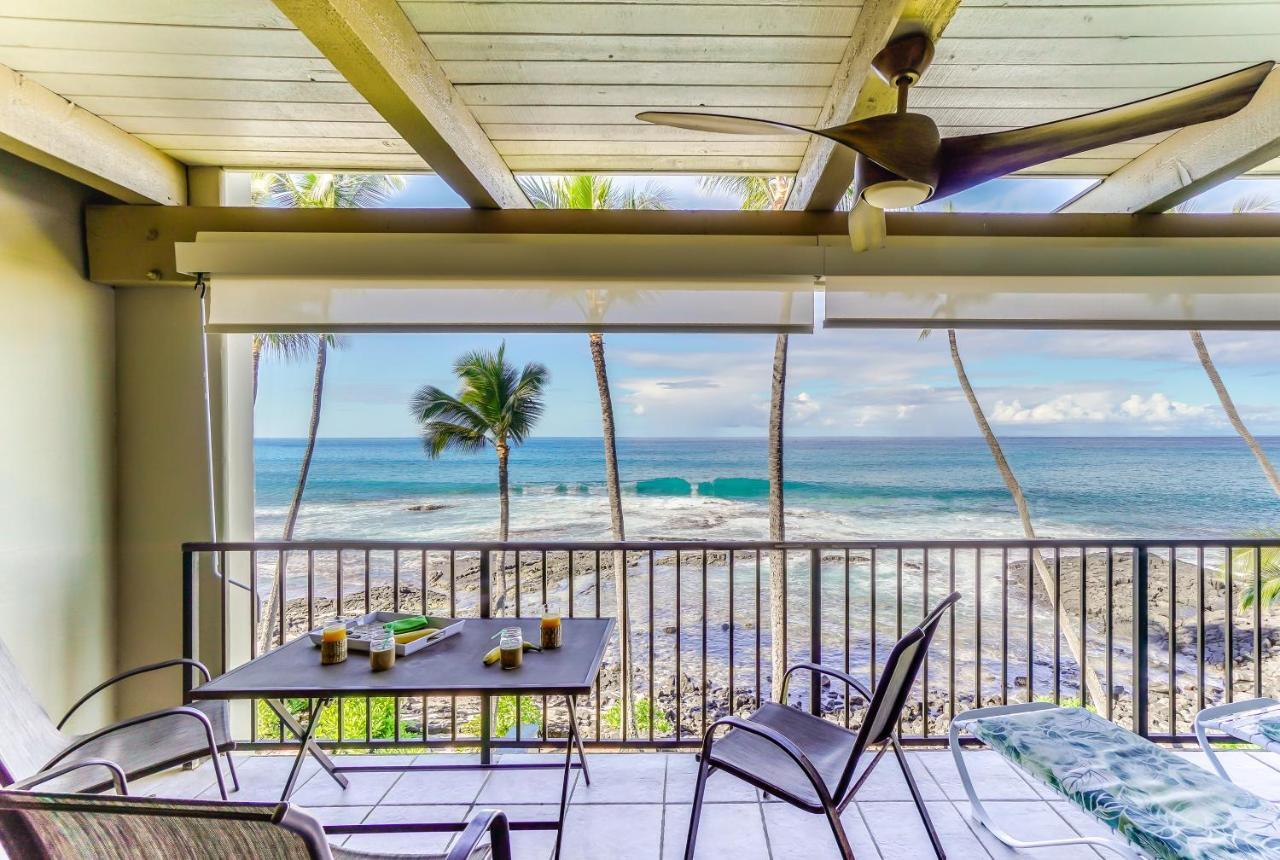Kona Bali Kai 317 Direct Oceanfront Villa Kailua-Kona Bagian luar foto